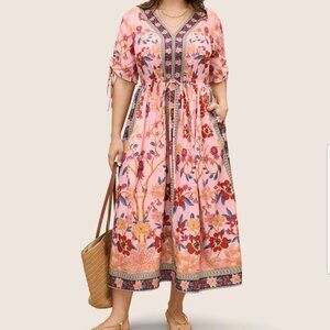 New floral maxi dress